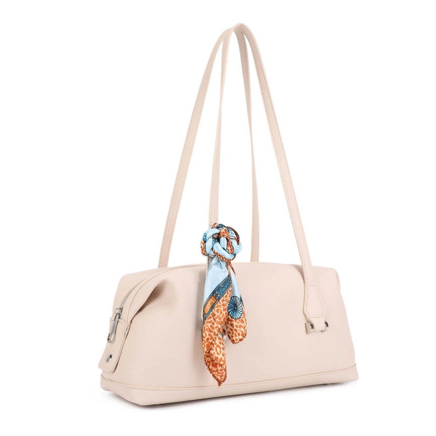 East West Shoulder Bag with Scarf