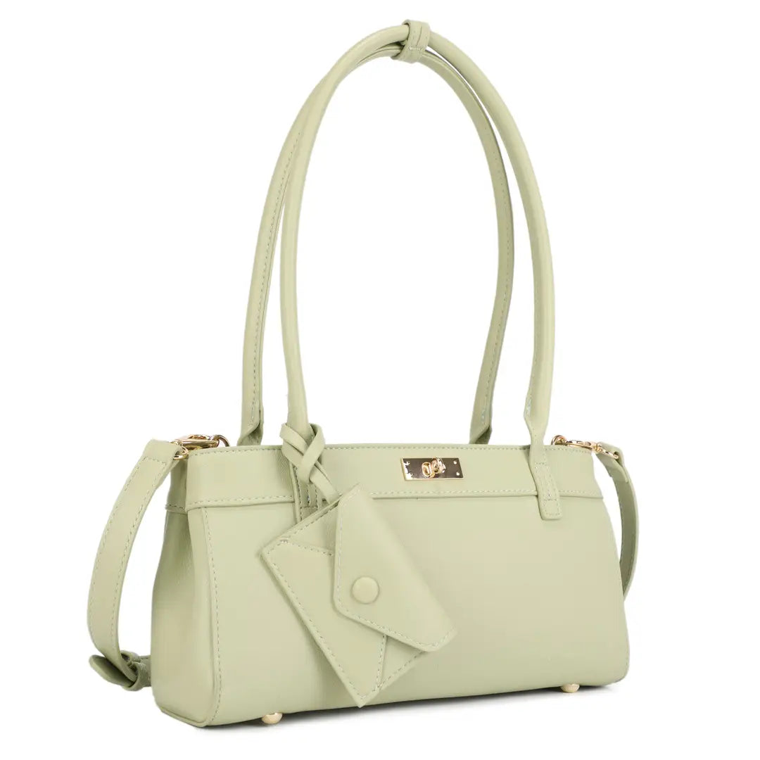 Mini East West Shoulder Bag with card holder
