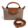 The GRAY Mini Nylon Flap Crossbody