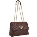 Quilted Chain Link Flap Crossbody Shoulder Bag