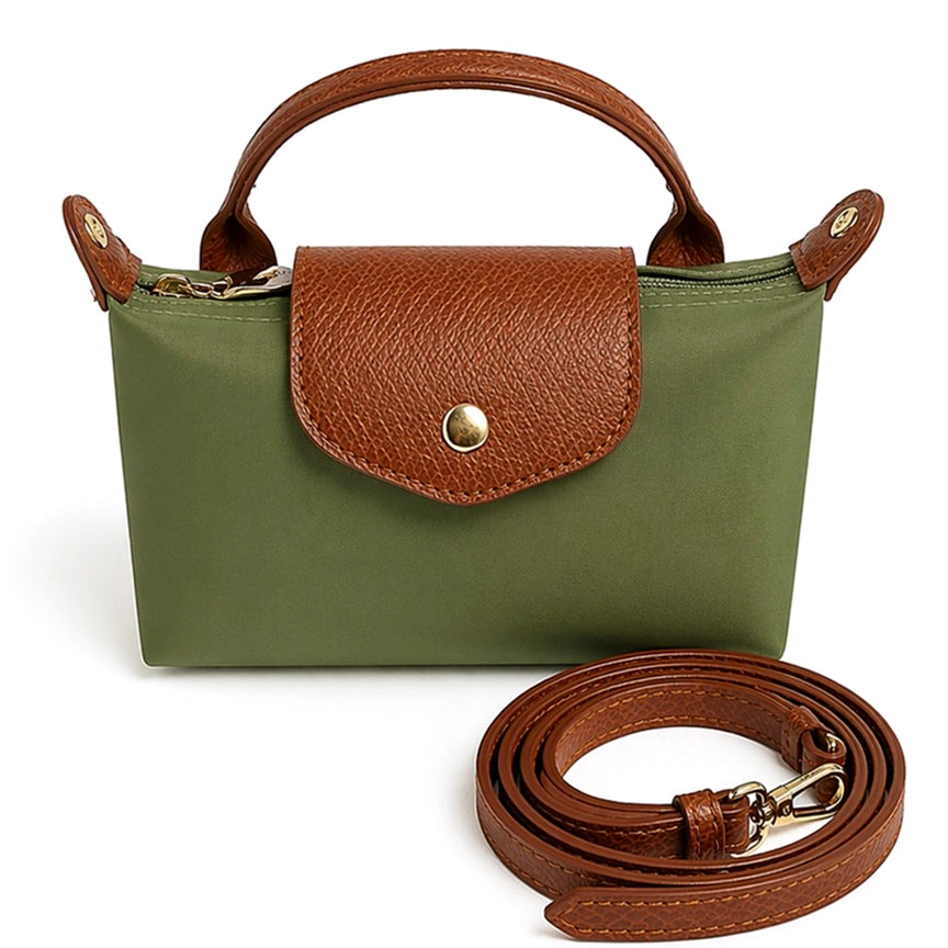 The SAGE Mini Nylon Flap Crossbody