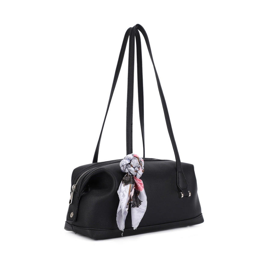 East West Shoulder Bag with Scarf