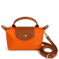 The ORANGE Mini Nylon Flap Crossbody