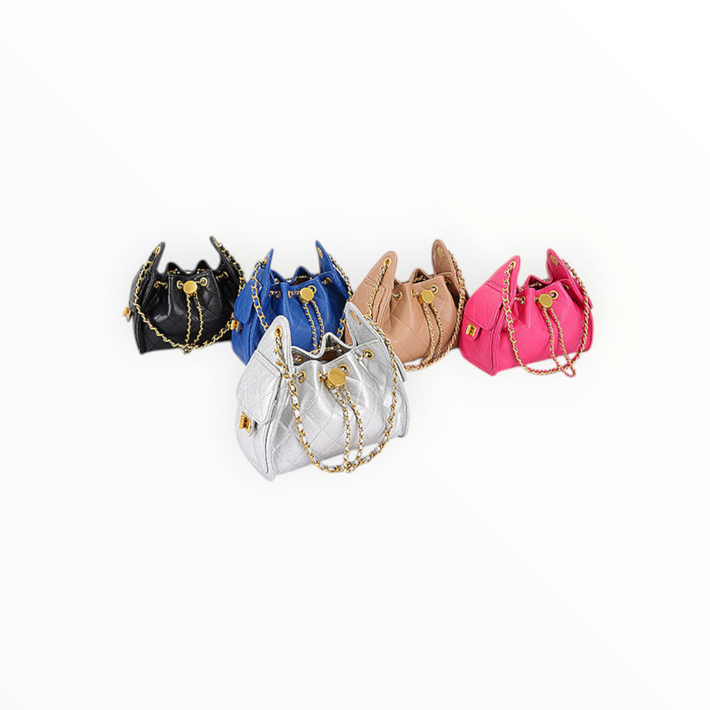 Quilted Vegan Leather Shoulder Bag