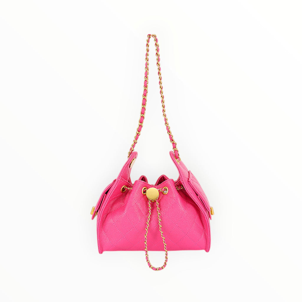 Quilted Vegan Leather Shoulder Bag