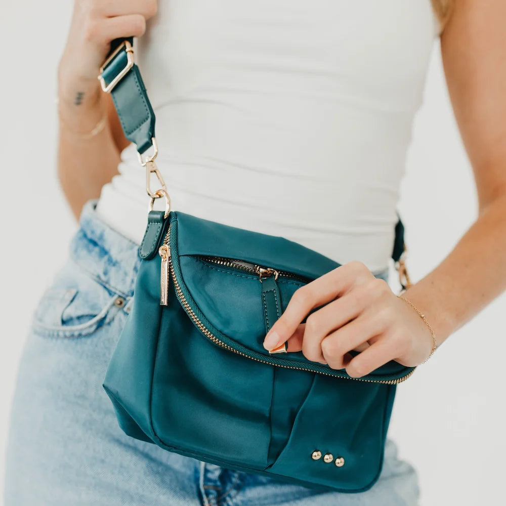 Teal Tilly Crossbody Bag