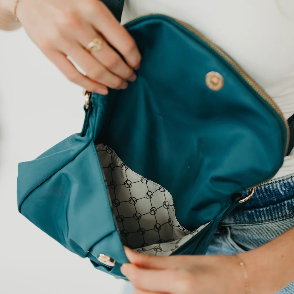 Teal Tilly Crossbody Bag