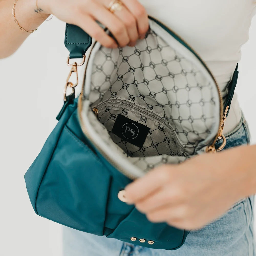 Teal Tilly Crossbody Bag