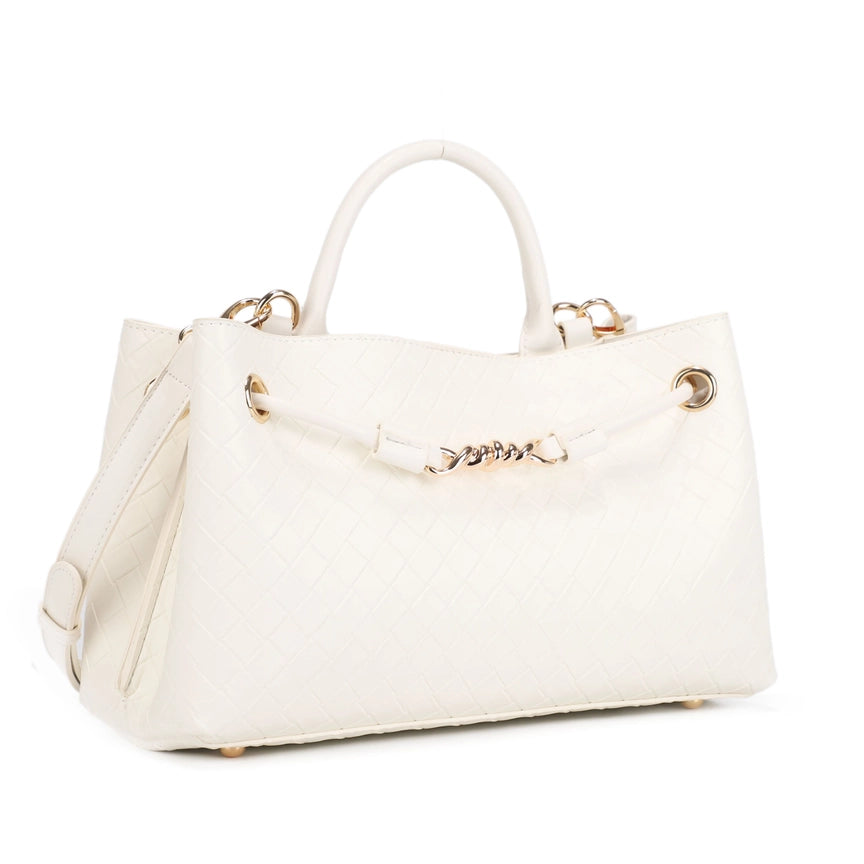 Embossed Woven Crossbody