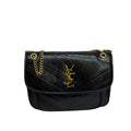 YSE Crossbody Bag Flap with chain strap
