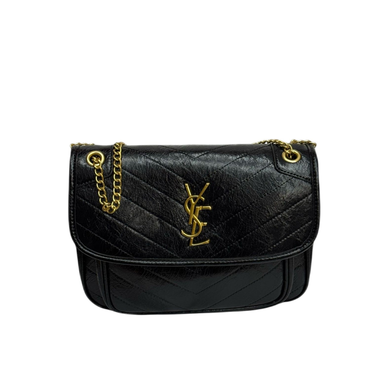 YSE Crossbody Bag Flap with chain strap