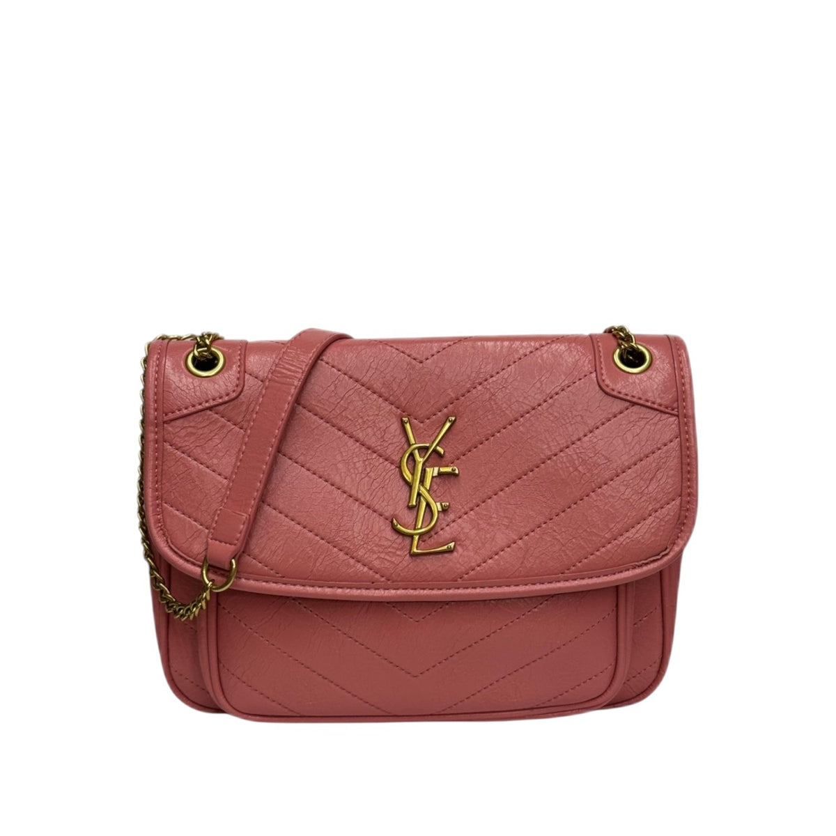 YSE Crossbody Bag Flap with chain strap