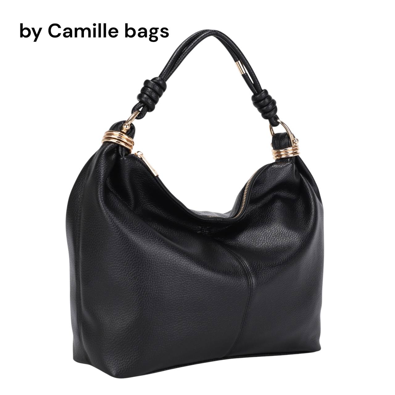 Betty Hobo Bag with Metal Hardware