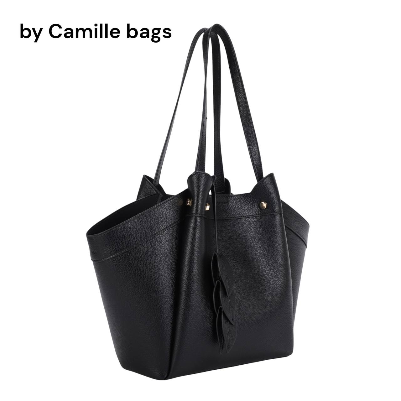 Dayana Tote with Leaf Detail