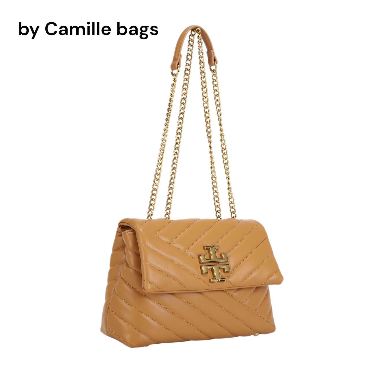 Chevron Quilted Chain Shoulder Bag