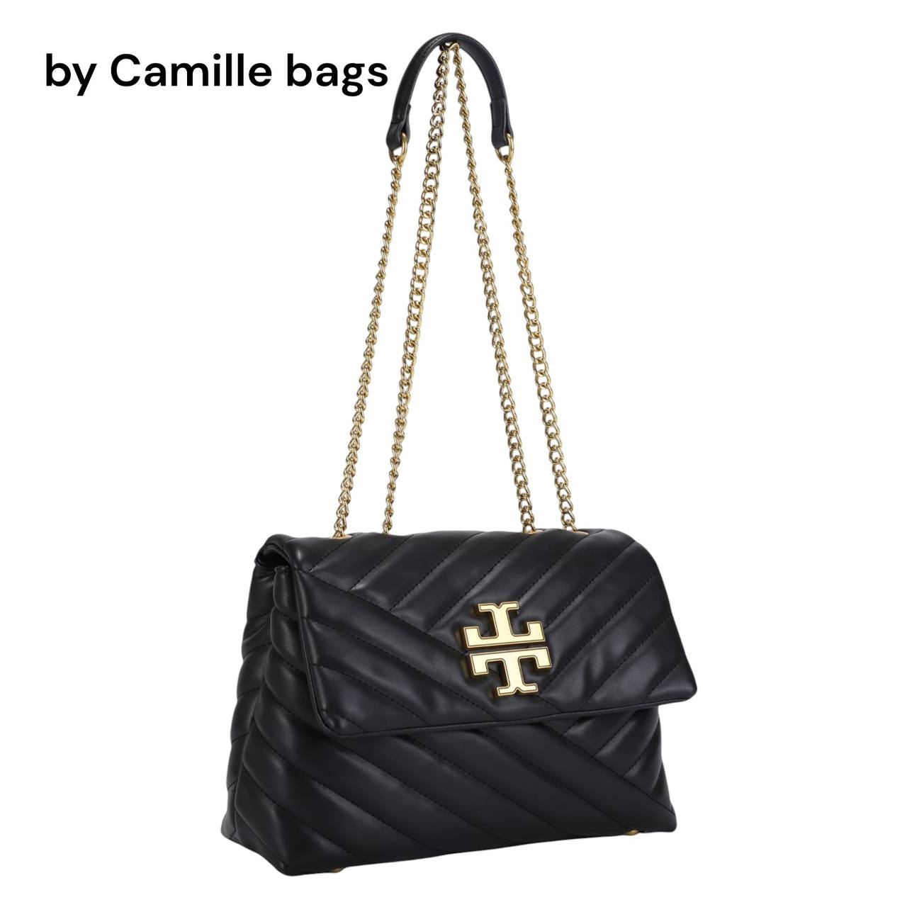Chevron Quilted Chain Shoulder Bag