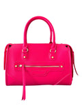 Luxe FUCHSIA Barrel Satchel