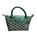 The GREEN Chevron Mini Tote | Includes Strap & Keychain
