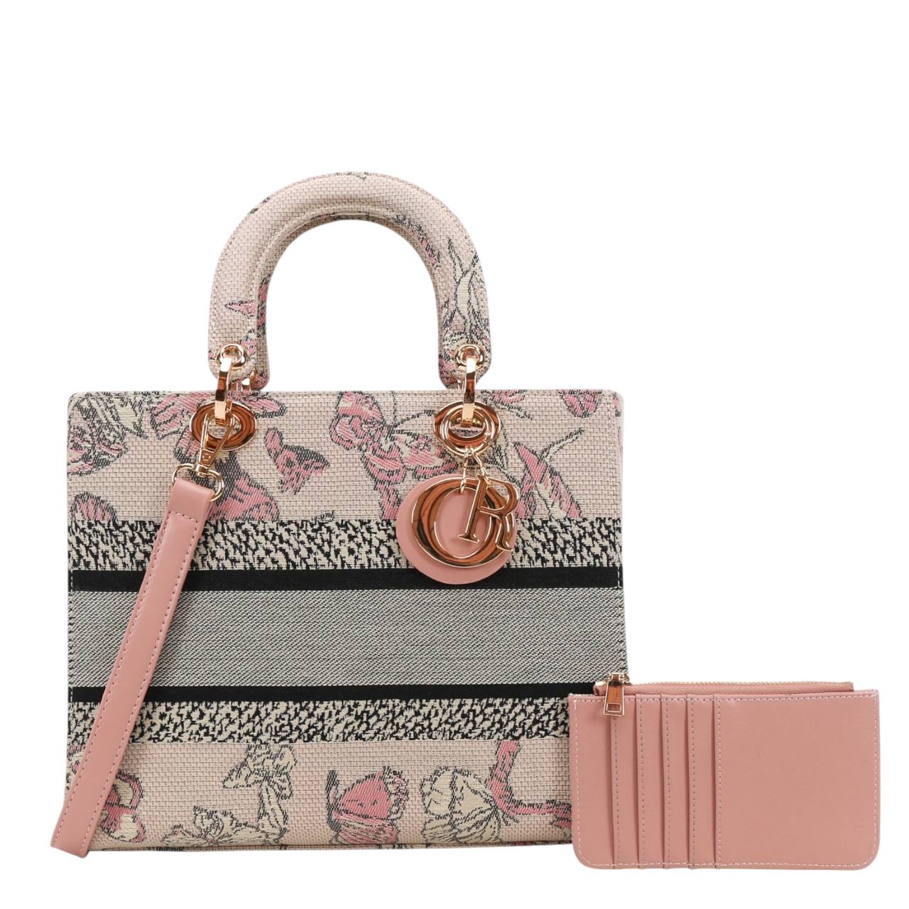 The Floral Tapestry Satchel | 2-Piece Set