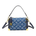 The Denim Box Satchel | Mini Trunk Bag