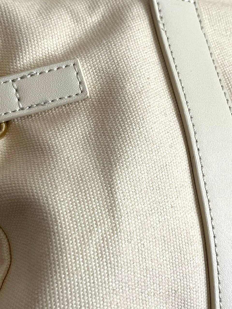 BLACK Cadence Canvas and Vegan Leather Tote