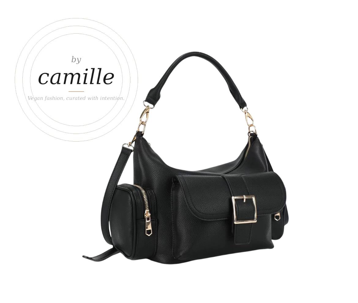 Multi-Pocket Hobo Shoulder & Crossbody Bag