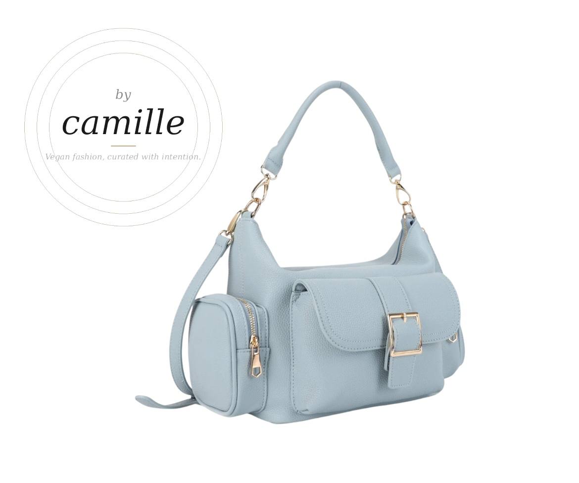 Multi-Pocket Hobo Shoulder & Crossbody Bag