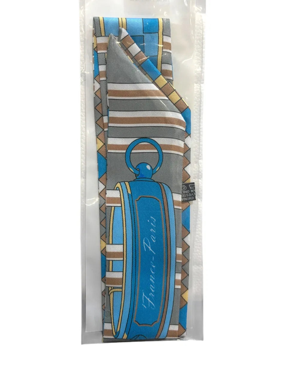 Printed Bag Scarf Wrap
